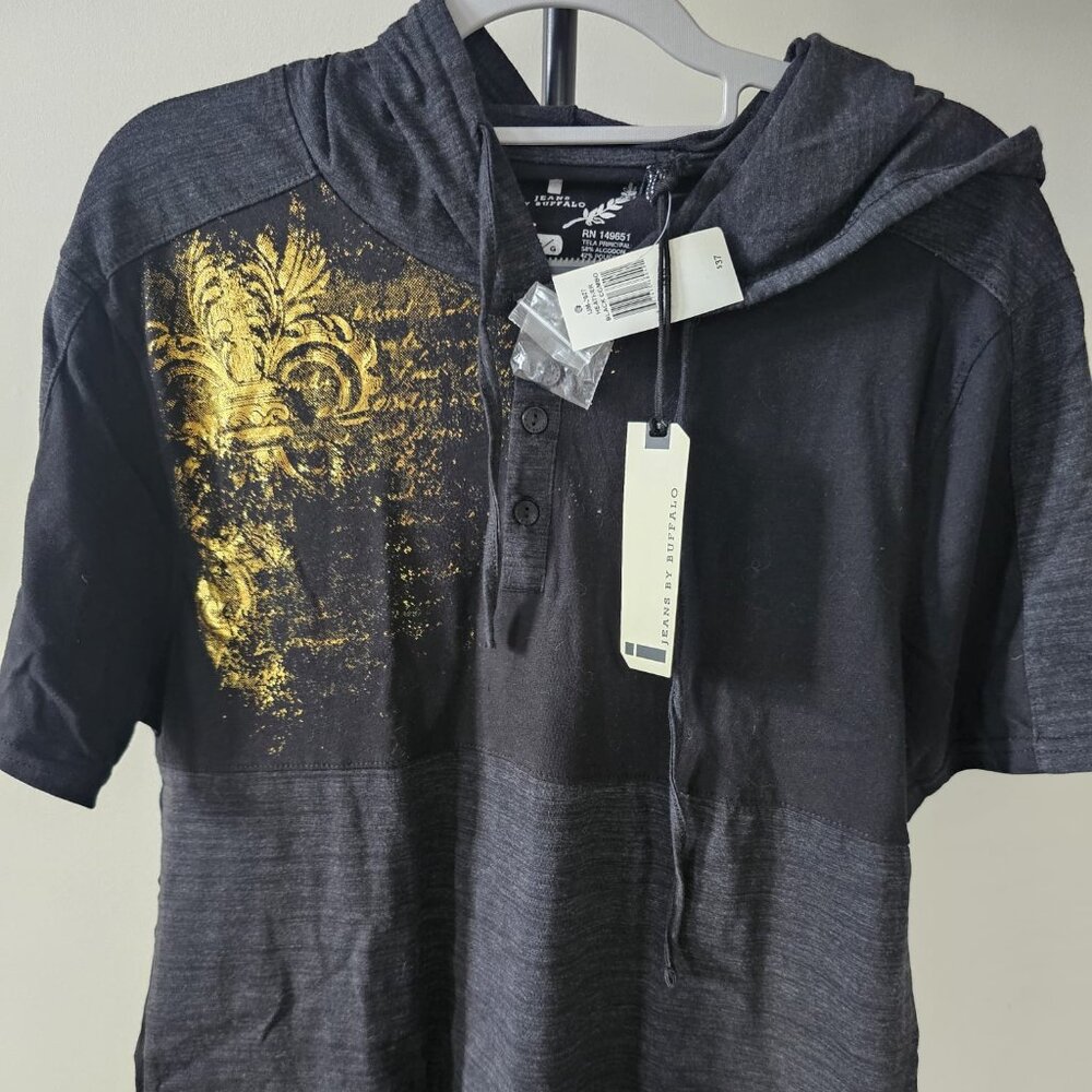 Buffalo Jeans. T-SHIRT Size L. Color Black. NWT